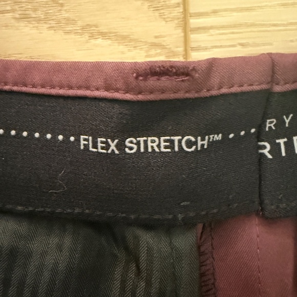 Perry Ellis Portfolio Very Slim Burgundy 36x32 - Picture 7 of 12